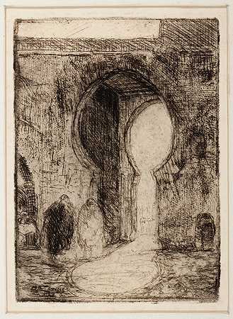 亨利·奥斯瓦·坦纳的《丹吉尔之门》