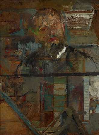 奥尔加·博兹南斯卡的《一个人的素描肖像》