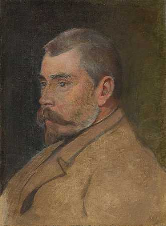 Ladislav Mednyánszky的《姐夫肖像》