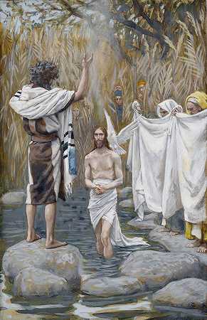 詹姆斯·蒂索的《耶稣受洗记》