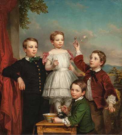 “小乔治·奥古斯特斯·贝克的儿童肖像”。