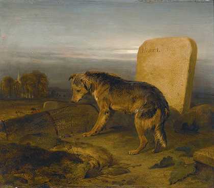 埃德温·亨利·兰瑟爵士的《可怜的狗（牧羊人的坟墓）》