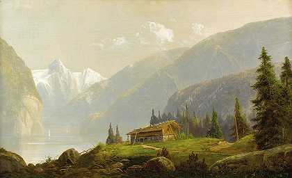 赫尔曼·奥托马·赫尔佐格的《阿尔卑斯山风景小屋》