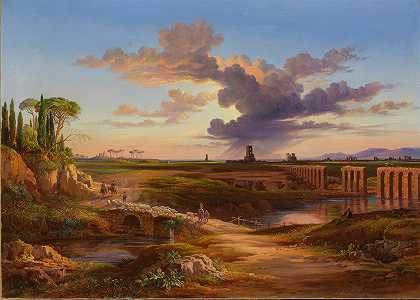 阿瑟·约翰·斯特拉特的《罗马坎帕尼亚大道》