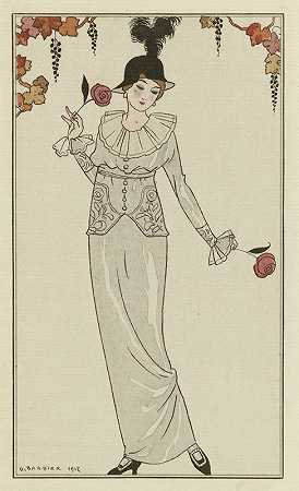 《妇女与时尚杂志》，1912年，巴黎服装，第8期，乔治·巴比尔
