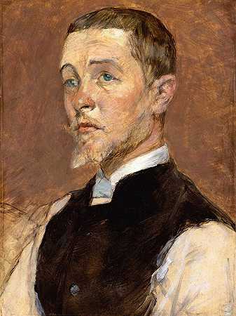 亨利·德·图卢斯·劳特雷克的《阿尔伯特（勒内）·格雷尼尔》（1858–1925）
