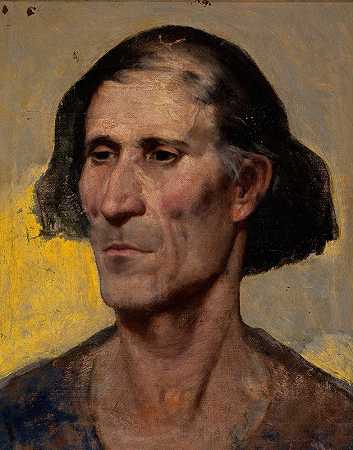 哈罗德·吉尔曼的《男人的肖像》