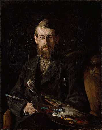 《画家尼尔斯·汉斯汀的肖像》，埃里克·韦伦斯基尔德著