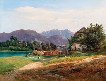 Wilhelm Steinfeld的《储存木材的风景》