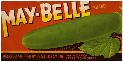 “May Belle品牌蔬菜标签”