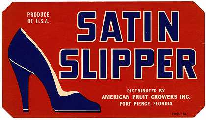 “Satin Slipper水果标签”