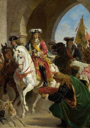 卡尔·冯·布拉斯1710年查理三世进入马德里