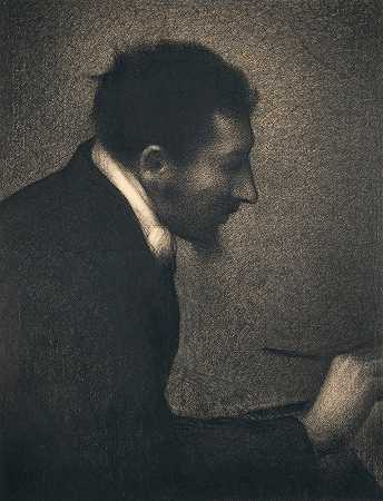 “阿曼·让（爱德蒙·弗朗索瓦·阿曼·让肖像）乔治·修拉