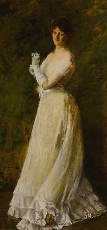 威廉·梅里特·蔡斯的《B小姐的肖像》