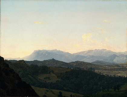 让·约瑟夫·泽维尔·比道尔的《萨宾山脉》