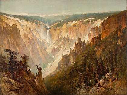 托马斯·希尔的《黄石大峡谷》