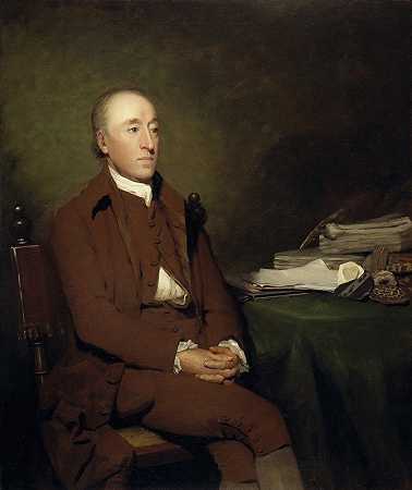 ”詹姆斯·赫顿，1726-1797。亨利·雷伯恩爵士的地质学家
