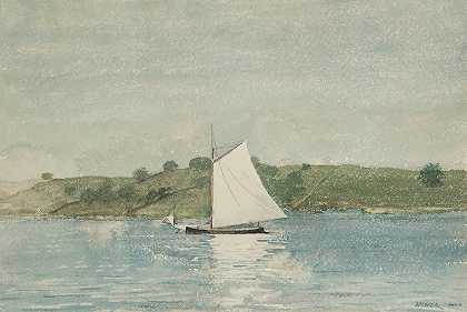 温斯洛·霍默的《平静的水上航行》