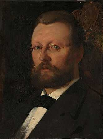 《画家克里斯蒂安·梅耶·罗斯的肖像》艾利夫·彼得森著
