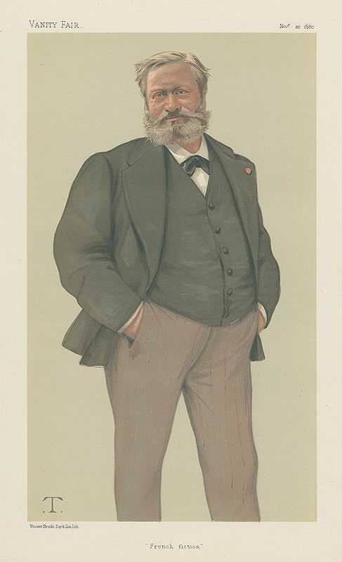 “名利场文学法国小说”，M.Edmond Francois Valentin About，1880年11月20日，作者Théobald Chartran