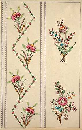 “Louis Albert DuBois的印花纺织品设计