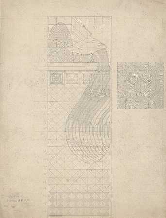 Herbert Crowley的“孔雀面板和瓷砖设计”