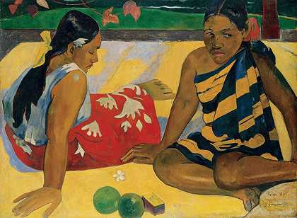 Paul Gauguin的《Parau Api.什么新闻》