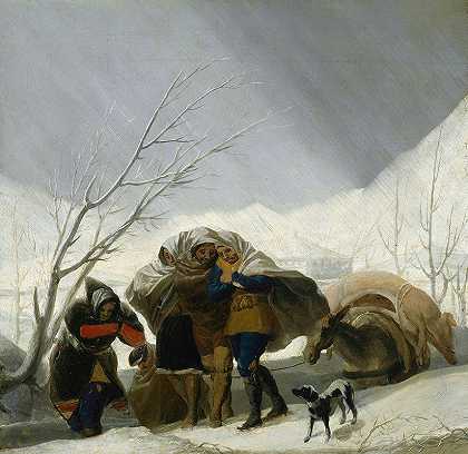 弗朗西斯科·德·戈亚的《冬季场景》