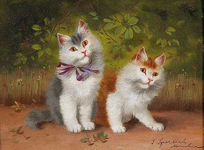 苏菲·斯珀利希的《两只小猫》