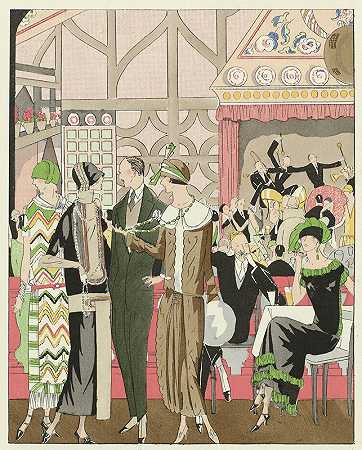 “艺术品味-美，女性优雅系列，1924年1月，第41期，第4年，第13页者