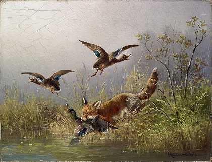 莫里茨·穆勒的《狐狸追鸭子》