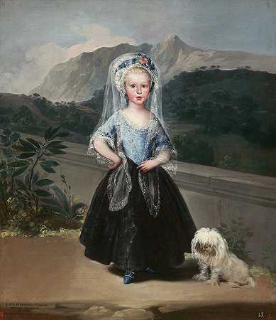 “玛丽亚·特雷莎·德·波旁和瓦拉科塔，后来的钦钦伯爵夫人，弗朗西斯科·德·戈雅