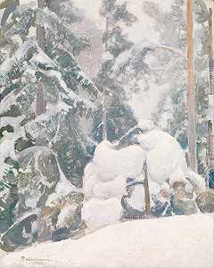 佩卡·哈洛宁的《冬季风景》