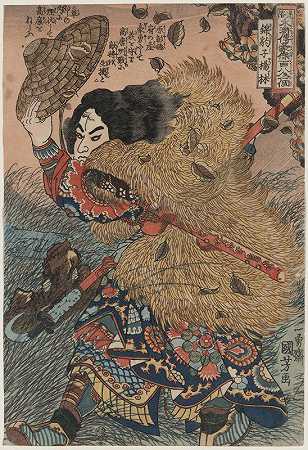 “Utagawa Kuniyoshi的《水浒传》英雄Kinhyōshi yഅrin