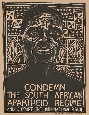“谴责南非种族隔离政权，支持拉切尔·罗梅罗的国际抵制