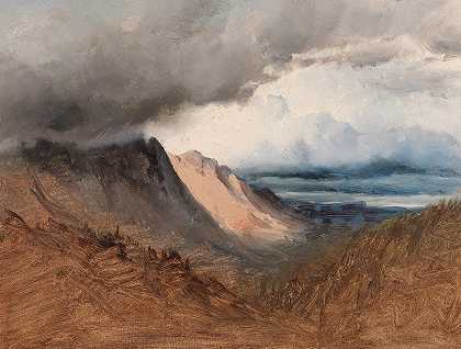 August Schaeffer von Wienwald的《Gosaukam山地块》