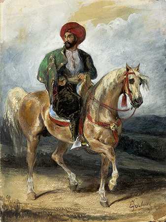 《土耳其骑手》作者：欧仁·德拉克罗瓦