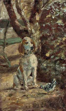 “艺术家的狗箭，亨利·德·图卢兹·劳特雷克