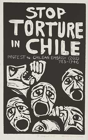 拉切尔·罗梅罗的《停止智利的酷刑》