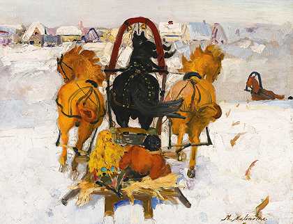 《雪中三驾马车》作者：菲利普·马利文