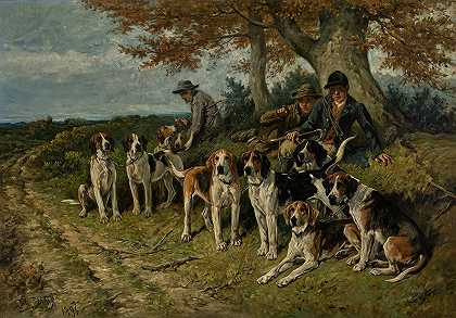 约翰·埃姆斯的《新森林猎犬》