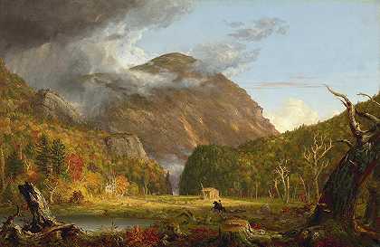 托马斯·科尔（Thomas Cole）的《被称为白山凹口（克劳福德凹口）的山口景色》