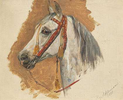Sigmund L’Allemand的《红色新娘的马头》
