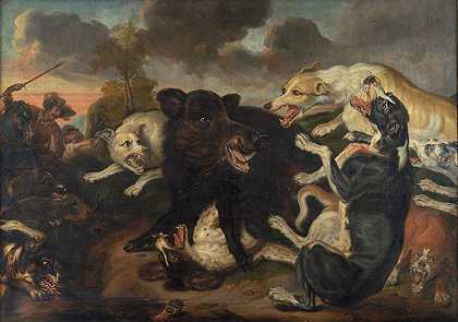 Juriaen Jacobsz的《野猪狩猎》。