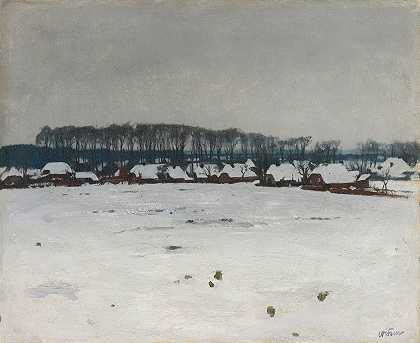 Willem Witsen的《冬季风景》