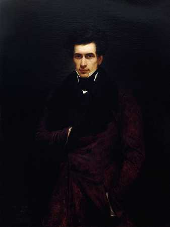 “肖像Armand Carrel（1800-1836），记者Hendrik Scheffer