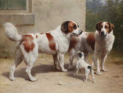 卡尔·赖切特的《三条狗》