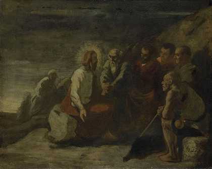 《基督和他的门徒》作者：HonoréDaumier