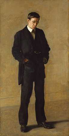 《思想家托马斯·伊金斯的路易斯·肯顿肖像》