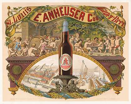 “E.Anheuser Co’s Brewing Association，圣路易斯拉格啤酒（Moritz Ulffers）